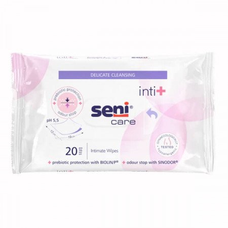 Chusteczki do higieny intymnej SENI CARE INTI+ 20szt.