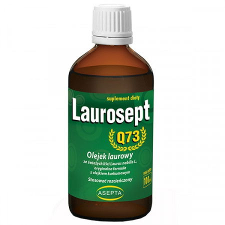 Laurosept Q73 Olejek laurowy, krople 100 ml