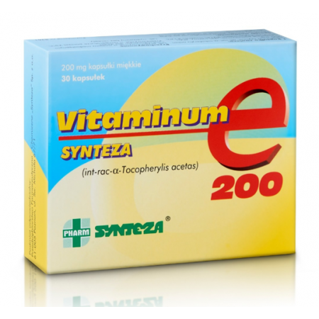 Witamina E / VITAMINUM E SYNTEZA 200 mg 30 kapsułek