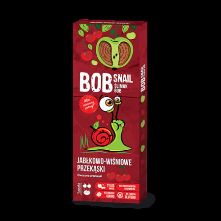 BOB SNAIL Przekąski jabłkowo-wiśniowe 30g