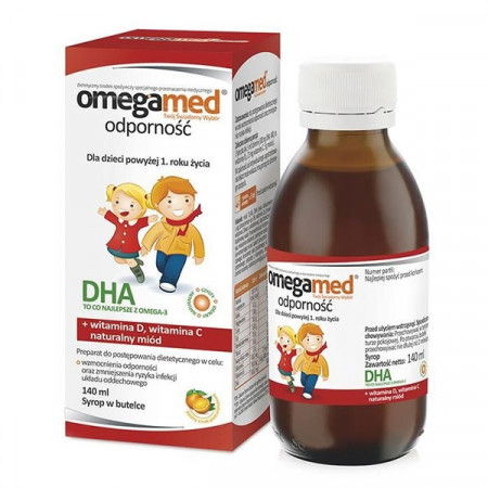 OMEGAMED Odporność 1+ Syrop 140 ml