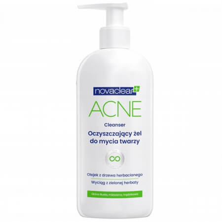 NOVACLEAR ACNE Żel oczyszczający do mycia cery trądzikowej 150ml