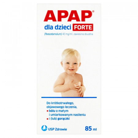 Apap dla dzieci forte, Paracetamol 40 mg/ml, zawiesina doustna