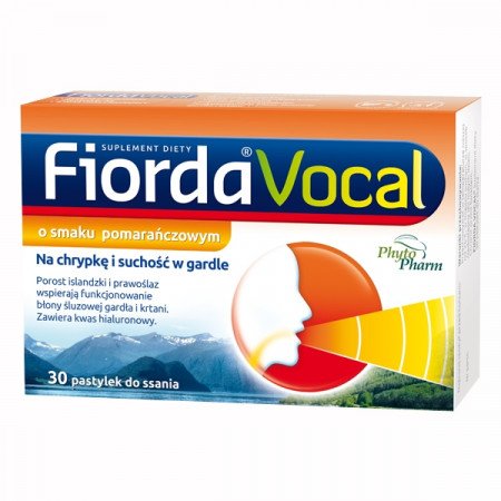 Fiorda Vocal o sm.pomarańczowym 30pastyl.