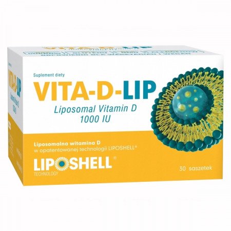 Vita-D-Lip liposomalna witamina D3 1000 j.m., żel w saszetkach
