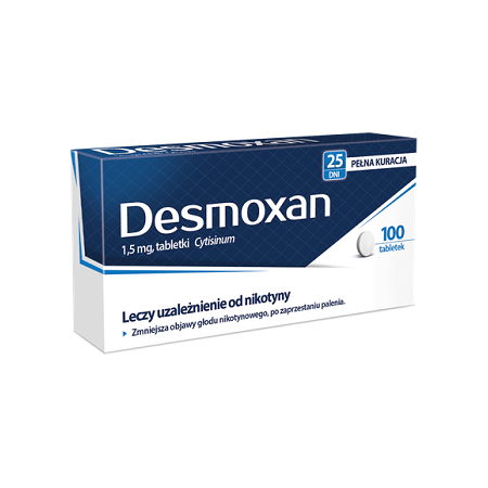 Desmoxan 1,5 mg 100 tabl., rzucanie palenia