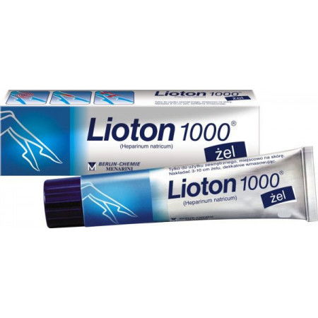 Lioton 1000 żel, żylaki 50 g